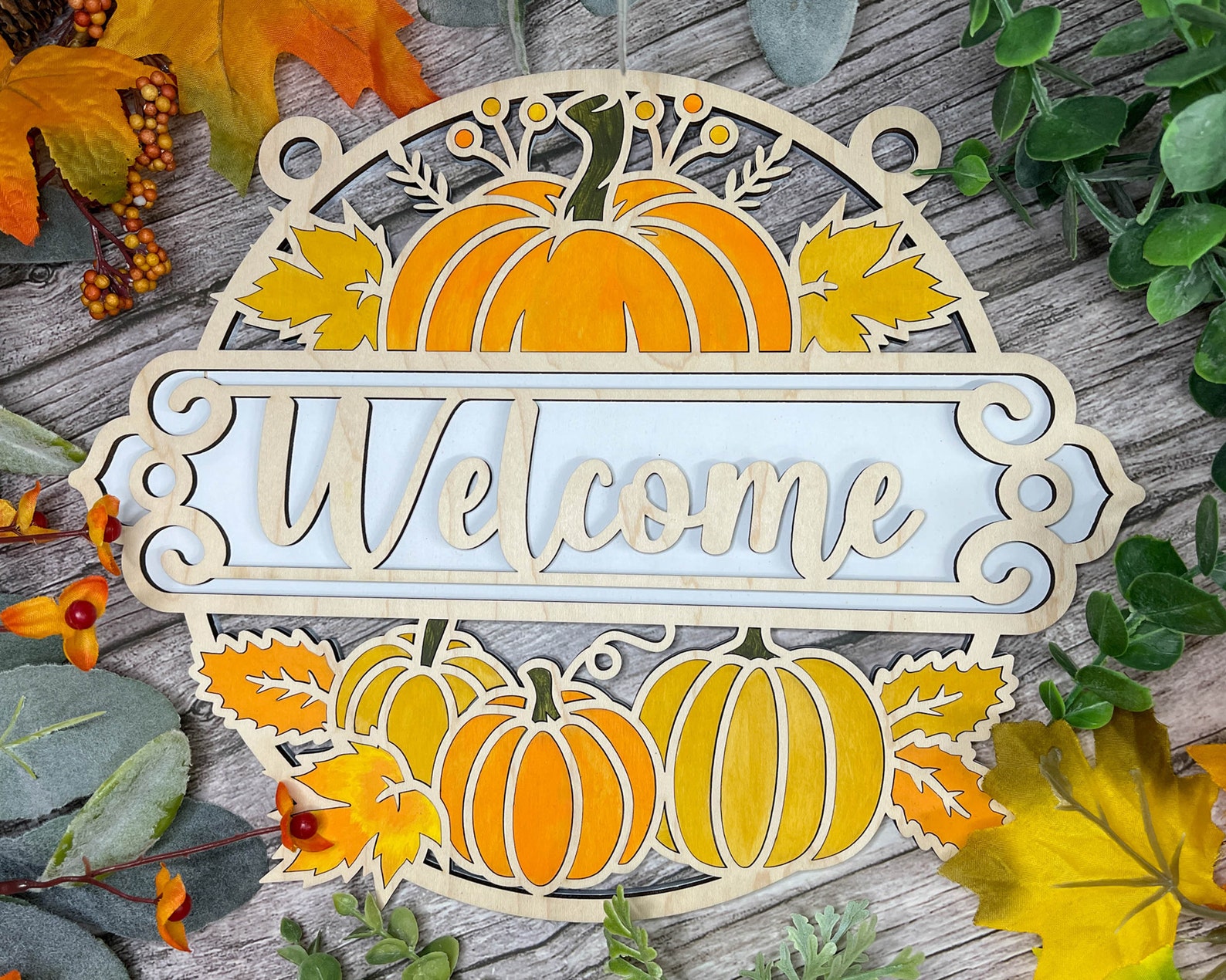 Seasonal Welcome Signage - Spring, Summer, Fall and Winter - 2 ...