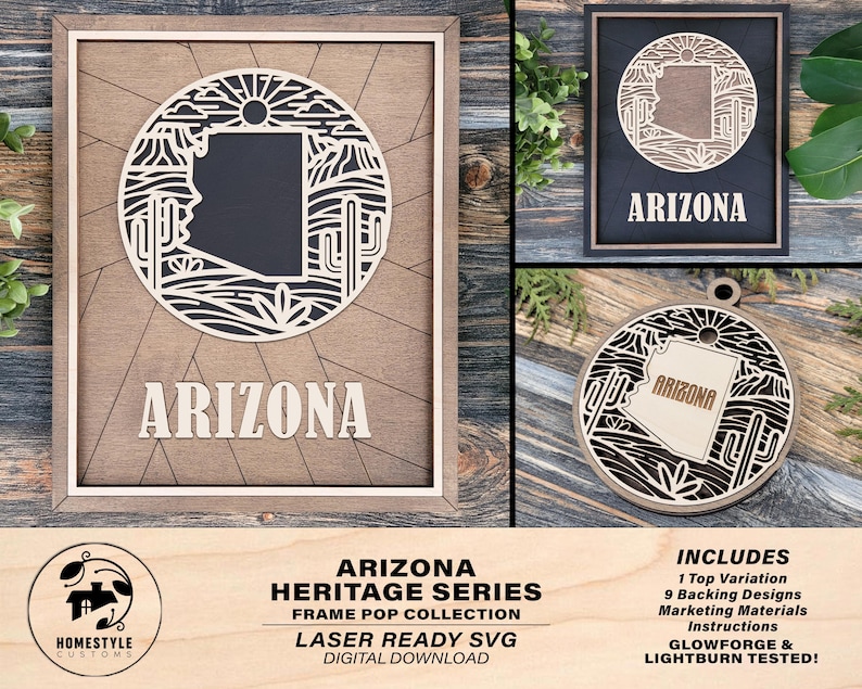 Arizona State Heritage Series - Framepop Collection - Ornaments and ...