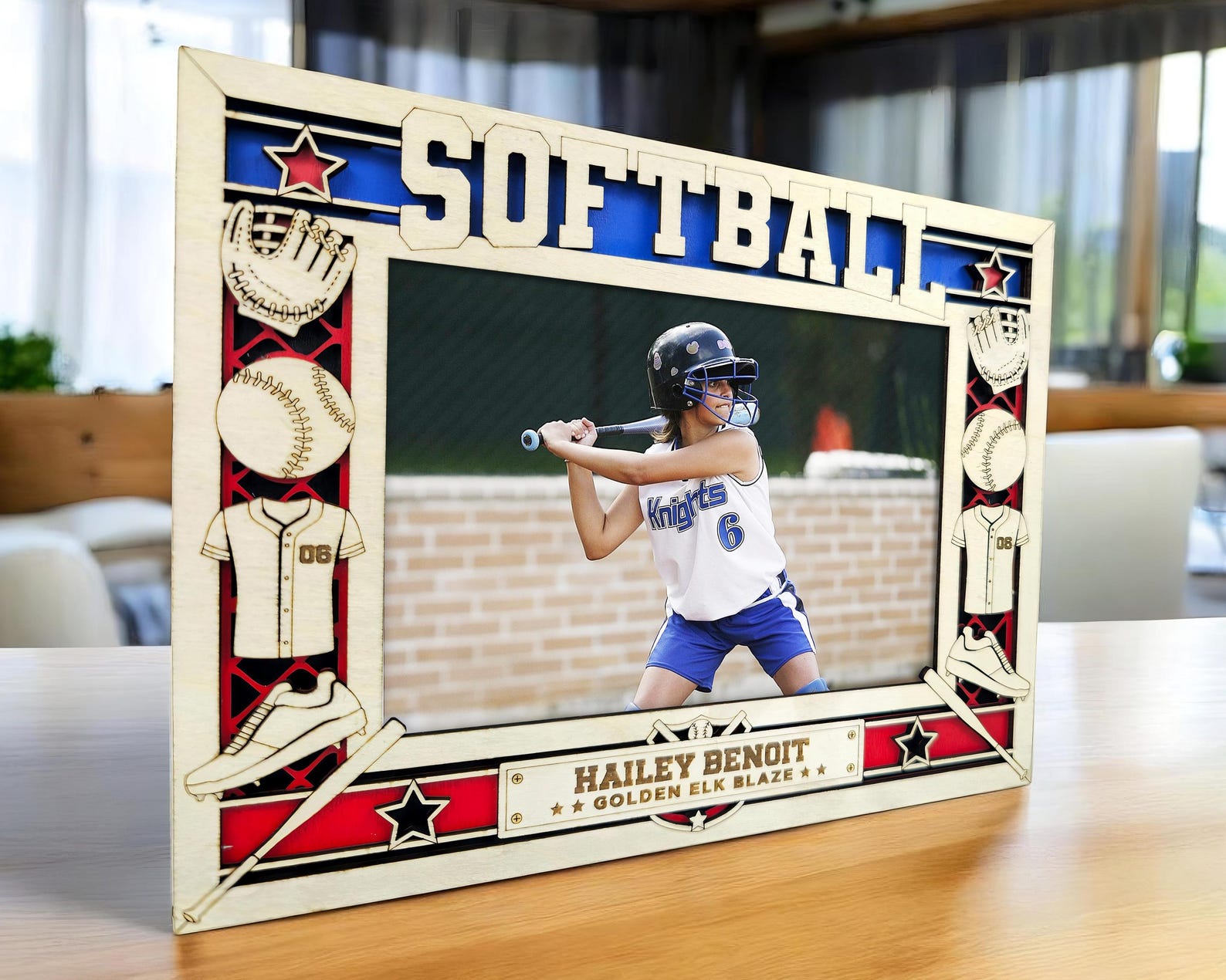 Softball Lessons Frame Softball Icon Frames - Includes Frame Sizes 4x6, 5x7, 8x10 in Landscape ...
