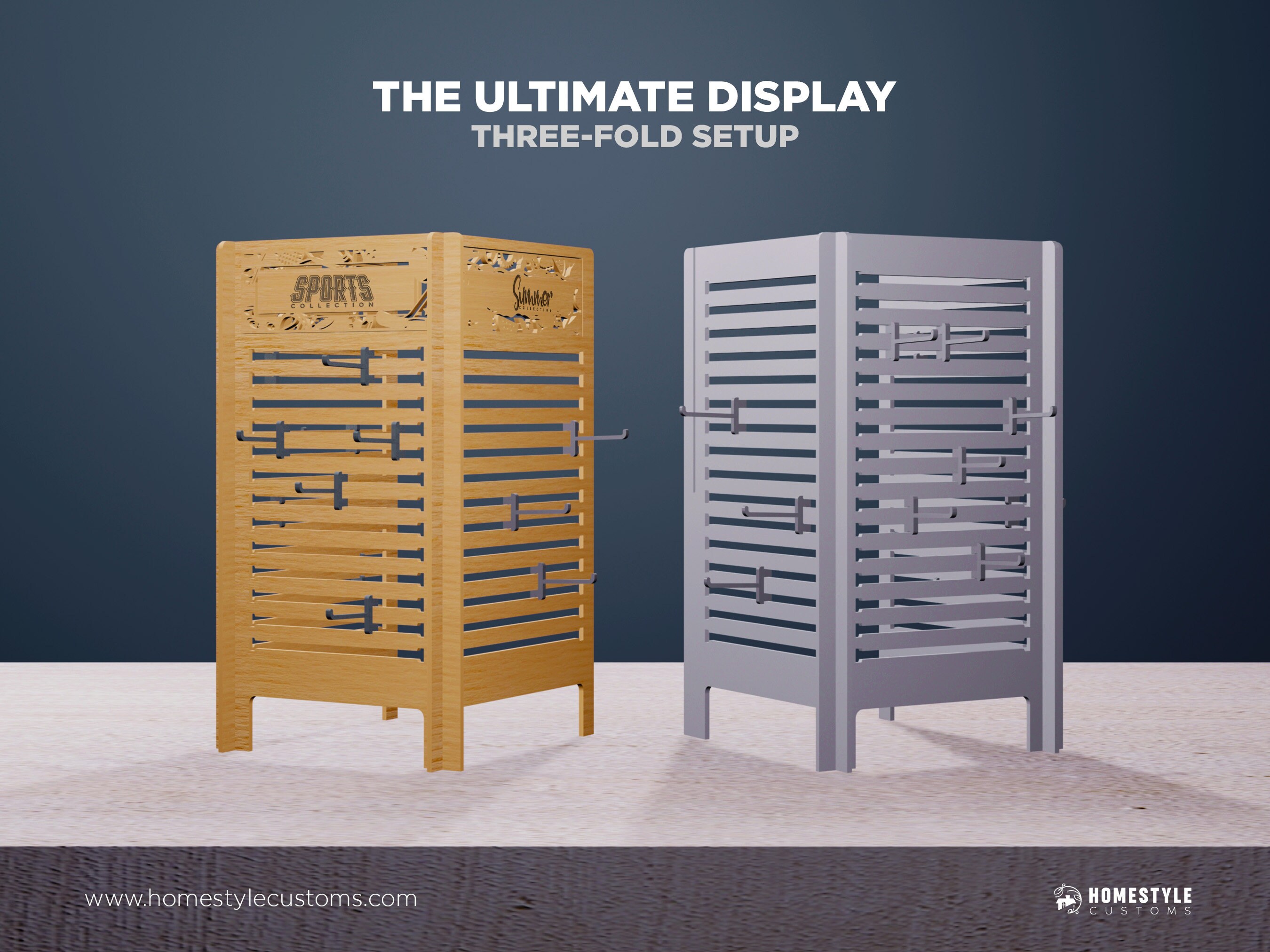 Ultimate Display System The Ultimate Display - Medium Size - Modular System With Marketing and ...