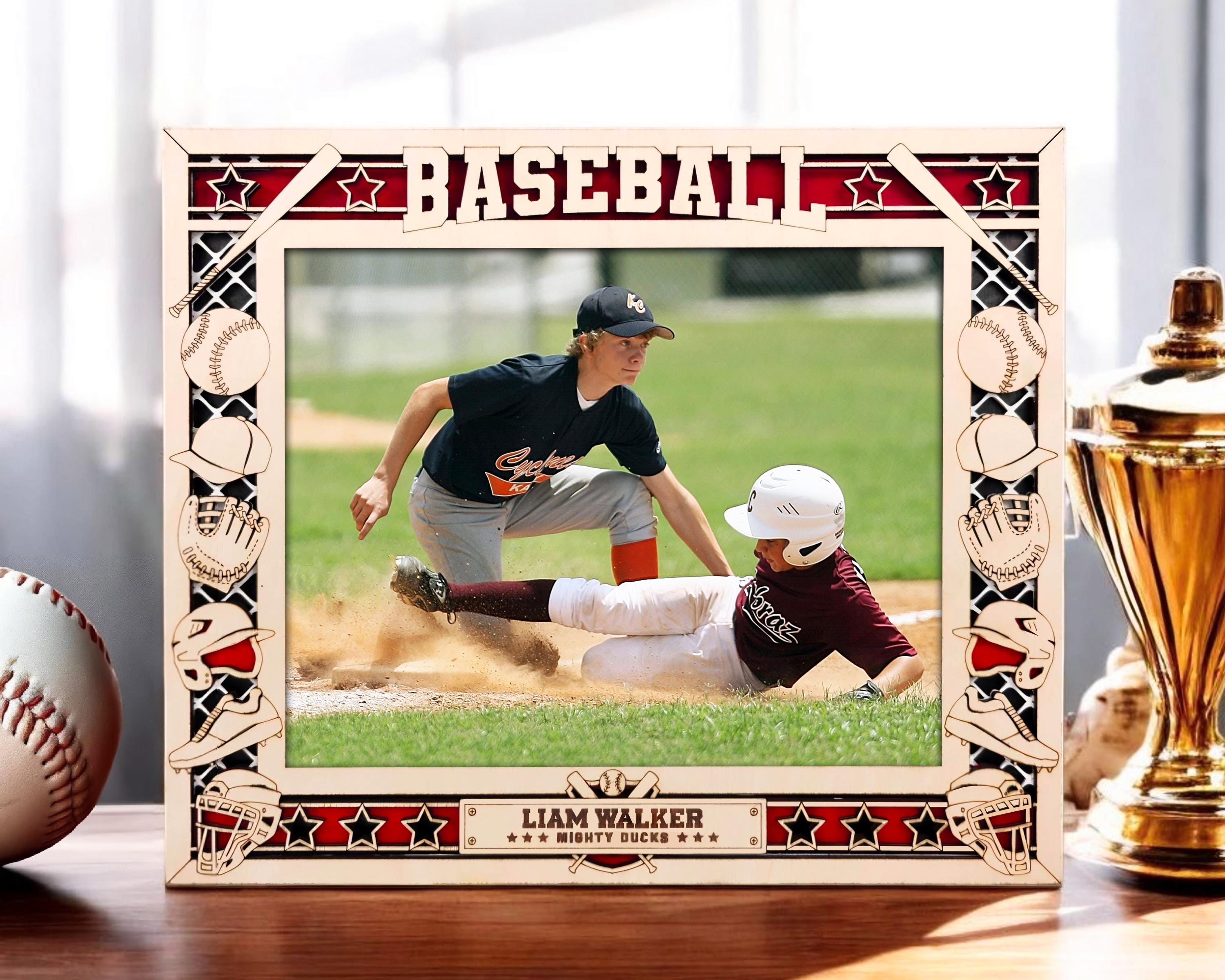 Baseball Icon Frames - Includes Frame Sizes 4x6, 5x7, 8x10 in