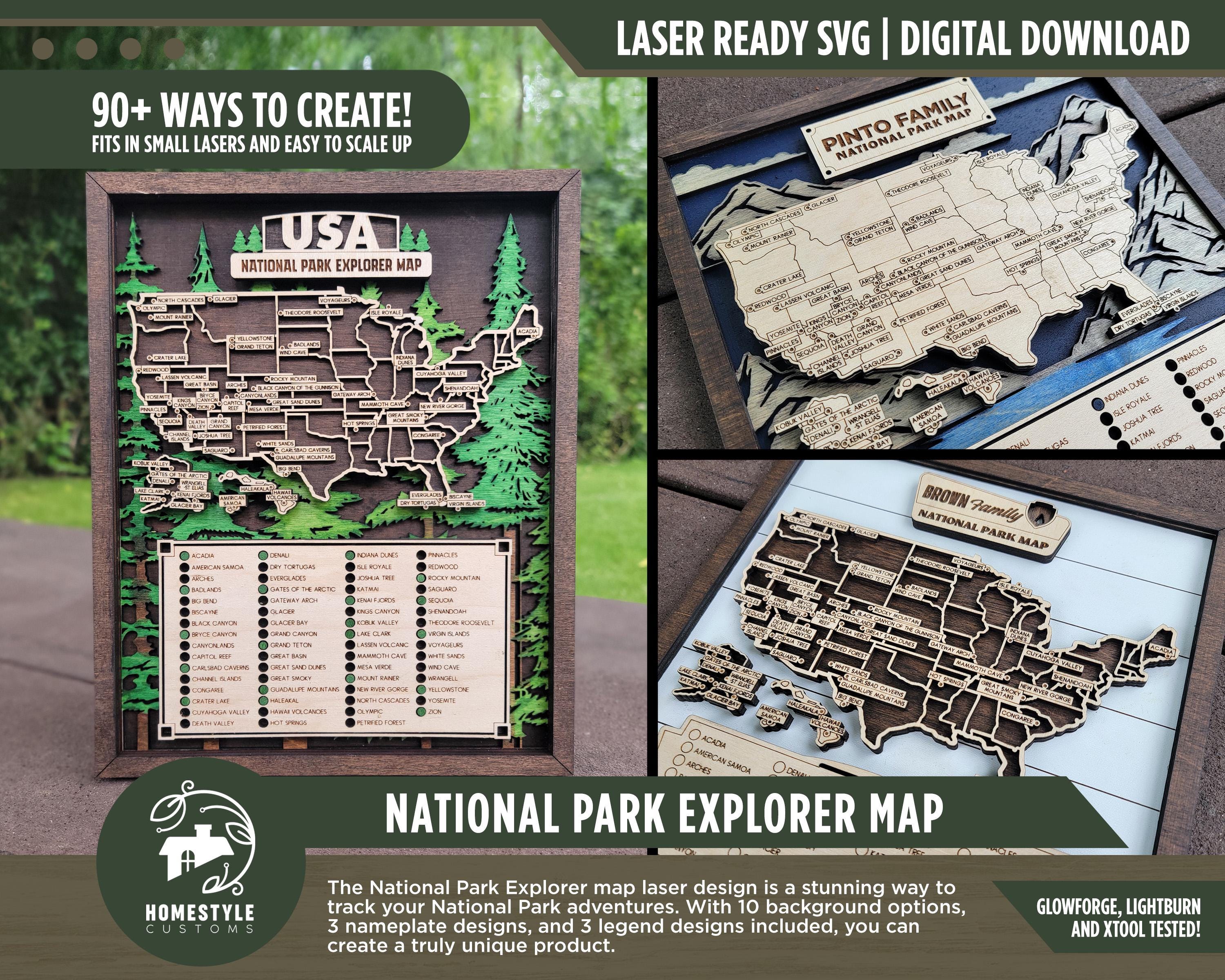米国 国立公園 地図 3点セット National Parks Map il_fullxfull.6228278733_4xiz.jpg