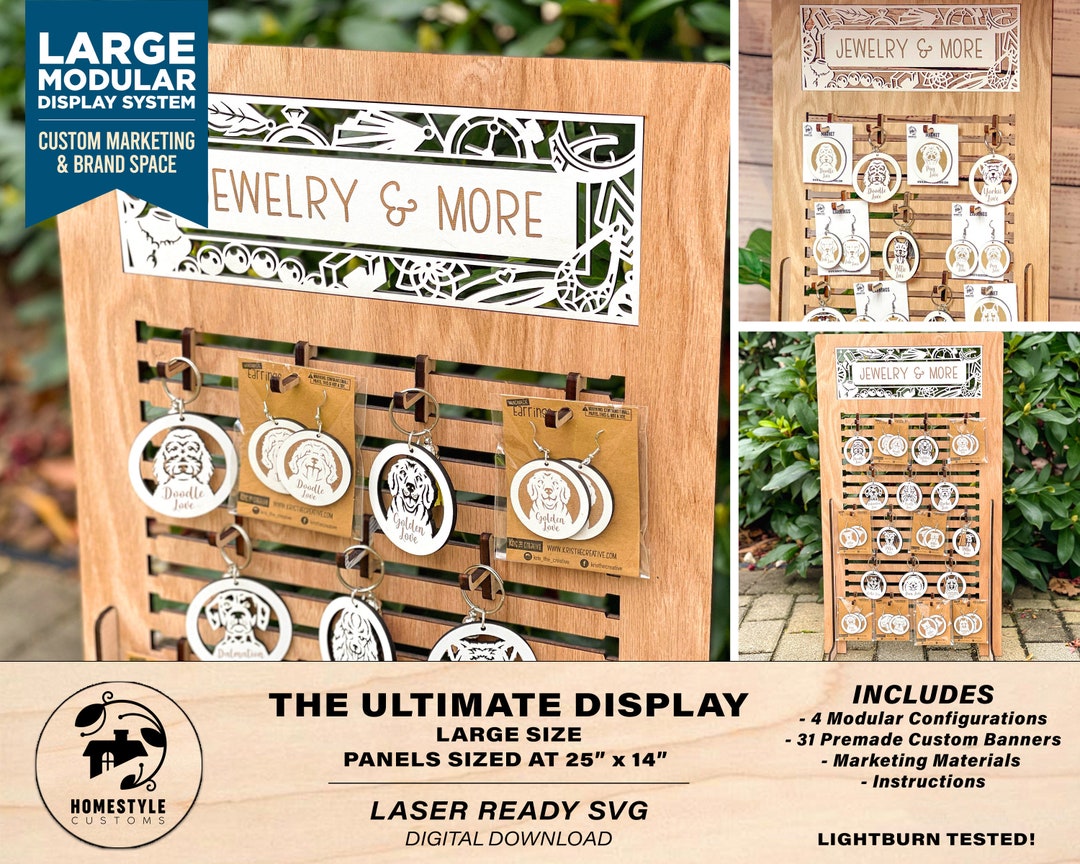 Ultimate Display System The Ultimate Display - Large Size - Modular System With Marketing and ...