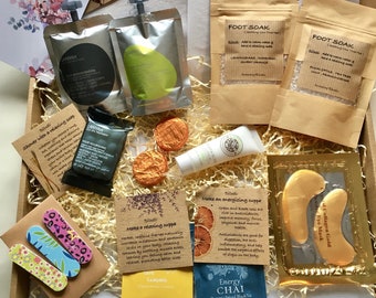 SHOWER KIT, Relax & Restore, Gift box, Care Package, Letterbox gifts , Pamper Hamper, Spa Kit, No Bath spa, De-stress, Relax, Personalised