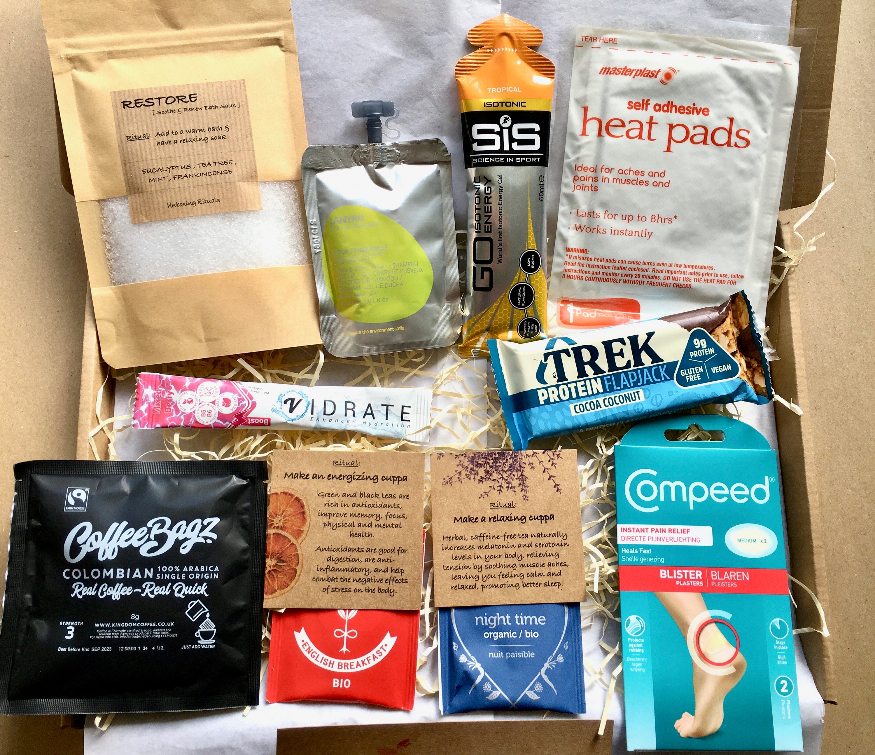 Ultimate RUNNING / CYCLING Sport Recovery gift box, Fitness training, Hiking, Marathon, Letterbox gift, Post workout Spa kit, Christmas gift