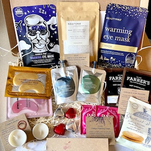 Caja de regalo para PAREJAS: Noche de cita en casa, Spa en casa para dos, Paquete de cuidado personal, Nuevos padres, Nuevo hogar, Regalos de compromiso/aniversario