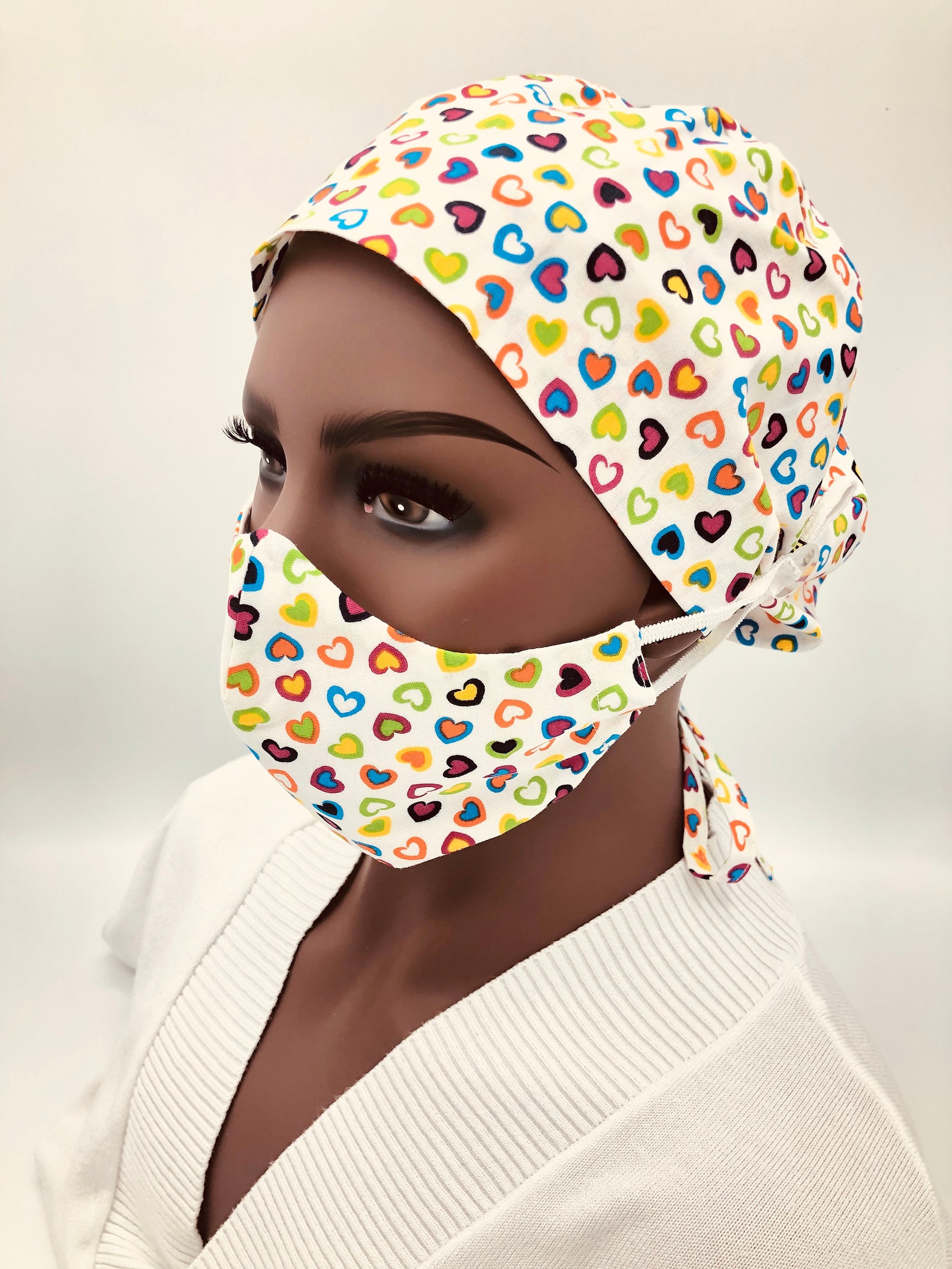 Scrub Cap Made of 100 Premium Cotton With Buttons to Hold Etsy