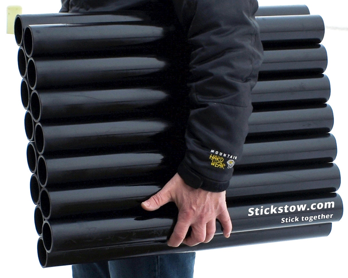 Sac De Transport Pour Bâtons De Hockey Sur Glace – Toile Résistante, Grandes Tailles M Ou L, Bandoulière Réglable