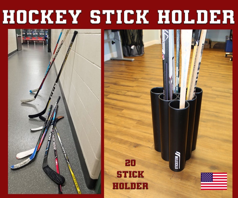 The Pro Hockey Stick Holder Rack Organizer in a Free Standing Etsy
