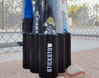 Baseball Bat Display Rack – No Assembly, Display Anywhere