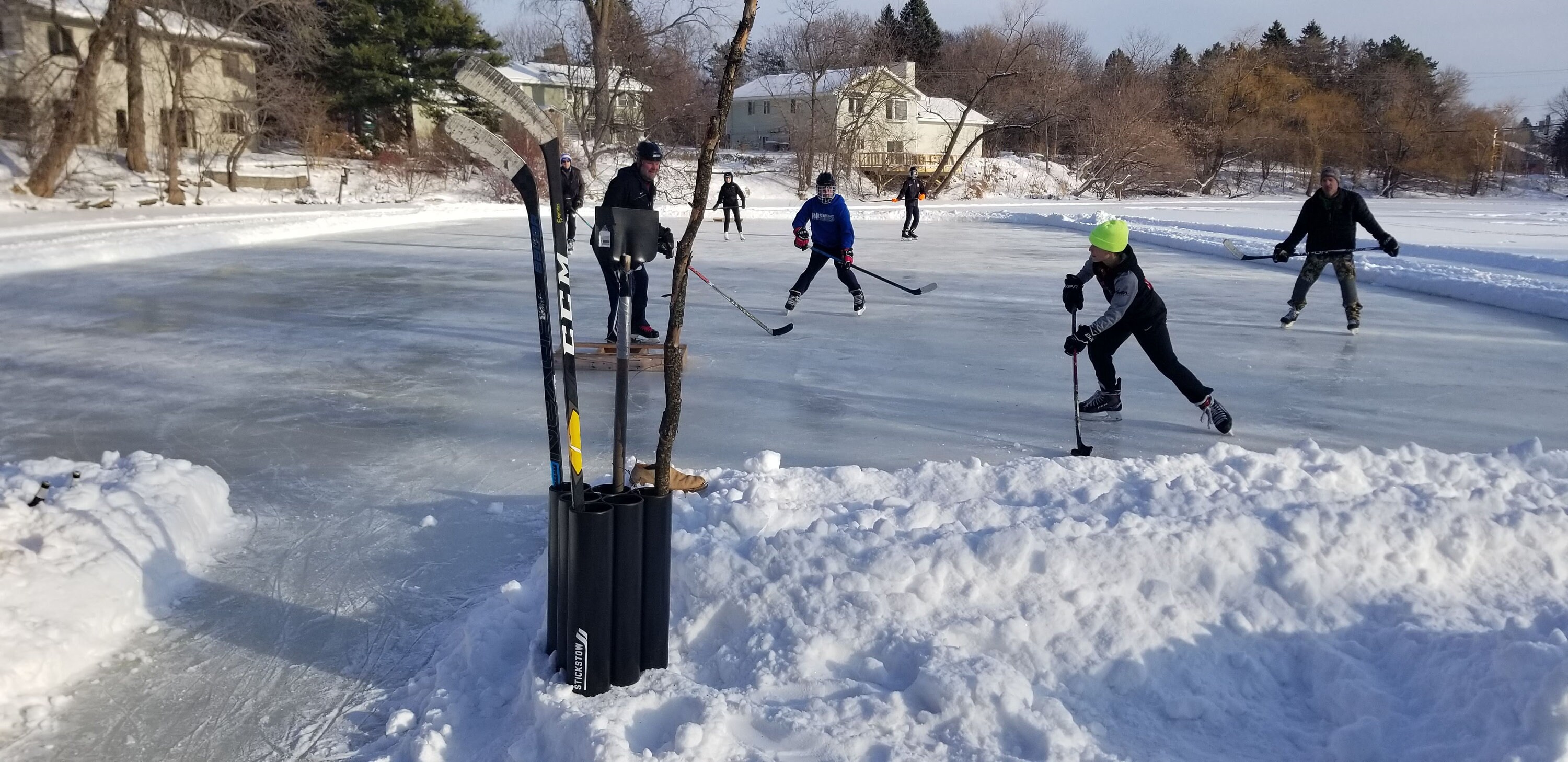 Outdoor Rink Stick Rack Hockey Stick Display Rack for 10-20 Sticks – Set Anywhere - Etsy
