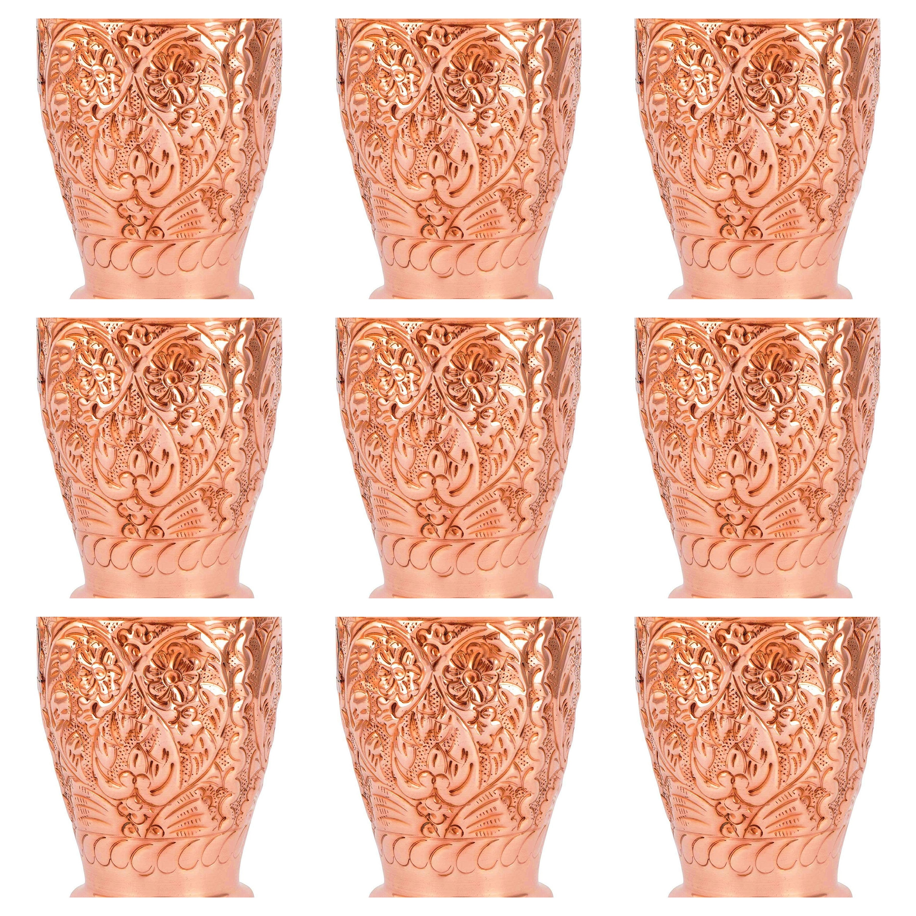 100 Pure Copper Cup 300 ml Handcrafted Pure Copper Cup for Etsy