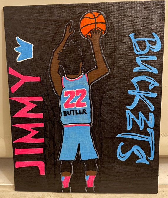 Jimmy Butler canvas painting | Etsy