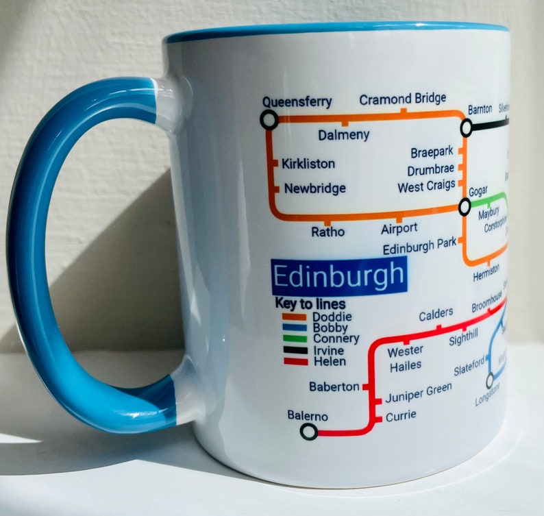 Edinburgh Metro Mug featuring a journey through the capital city of Scotland. image 9