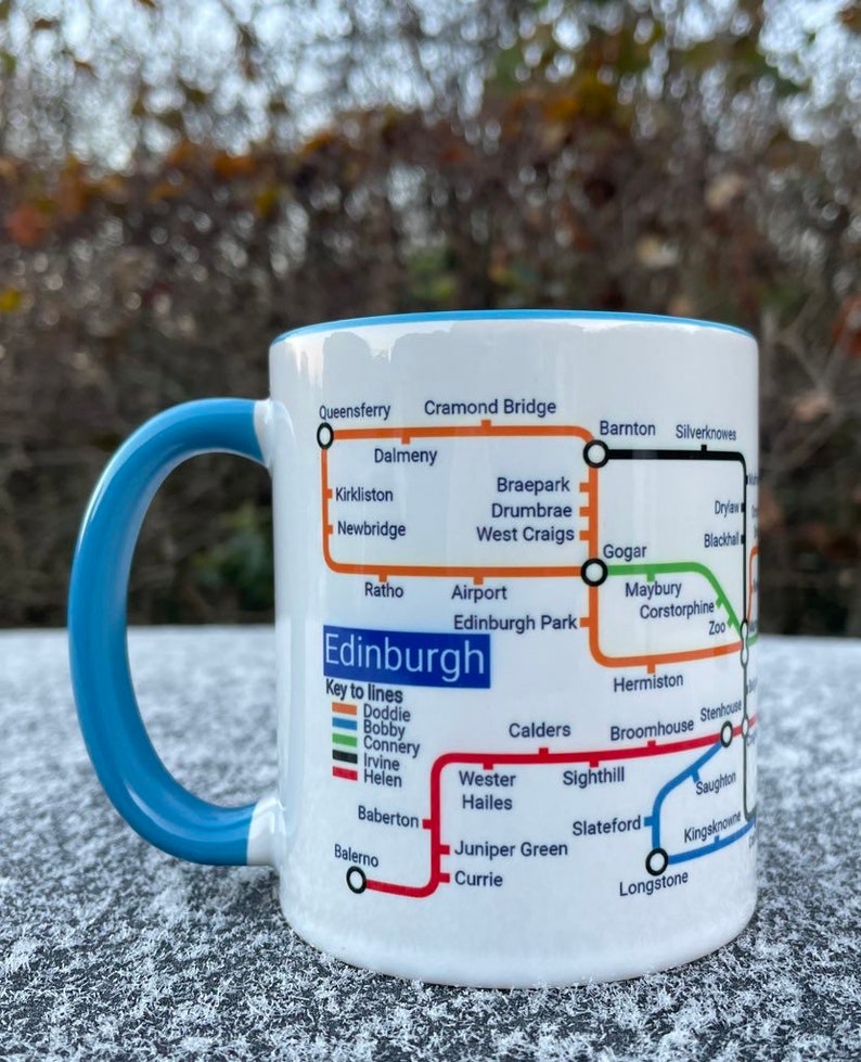 Edinburgh Metro Mug featuring a journey through the capital city of Scotland. image 7