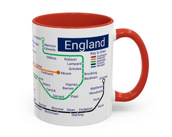 England Metro Mug – Legends & Icons Edition