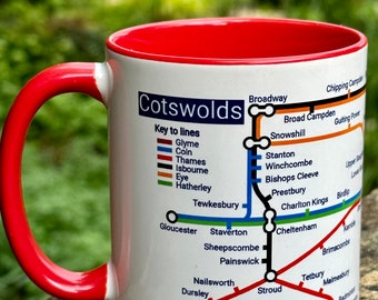 Cotswolds Metro Mug- calling at Broadway, Chipping Norton, Cheltenham, Cirencester and all popular request stops.