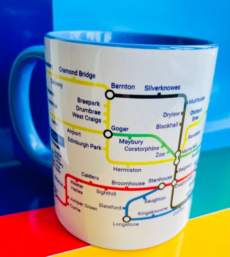 Edinburgh Metro Mug featuring a journey through the capital city of Scotland. image 8