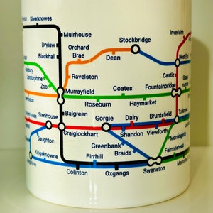 Edinburgh Metro Mug featuring a journey through the capital city of Scotland. image 4