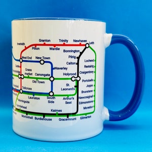 Edinburgh Metro Mug featuring a journey through the capital city of Scotland. image 3