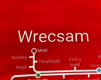 New - first edition of the Wrecsam metro TShirt. Hammer to Shotton