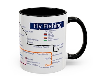Fly Fishing Lures Metro Mug for Anglers
