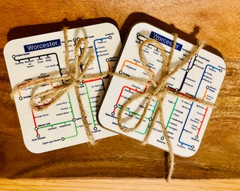 Worcester Metro Coasters : Battenhall to Fernhill Heath is ready for departure and a unique journey - Pair/2 Coasters