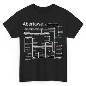 Swansea metro TShirt. Ystradgynlais to Mumbles/  Abertawe