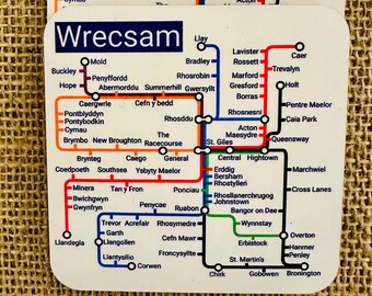 Wrexham Metro Coasters 2024 Brymbo to Rhosllanerchrugog is ready for departure and a unique journey - Pair/2 Coasters