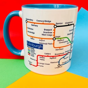 Edinburgh Metro Mug featuring a journey through the capital city of Scotland. image 5