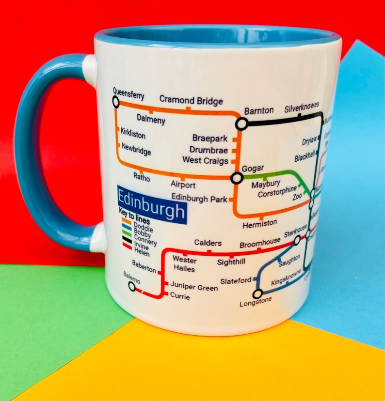 Edinburgh Metro Mug featuring a journey through the capital city of Scotland. image 5