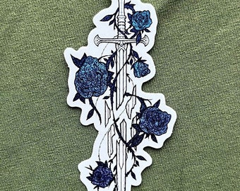 Roses of the Broken Sword | Pixie Dust Sticker | 7cm x 3.2cm