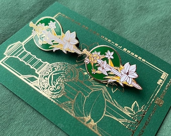 Petals on the Burial Mounds | Mini Variant | 40mm Enamel Pin
