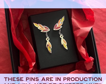 PREORDER Wreaths from Tartarus | 25mm Metal and Enamel Earrings
