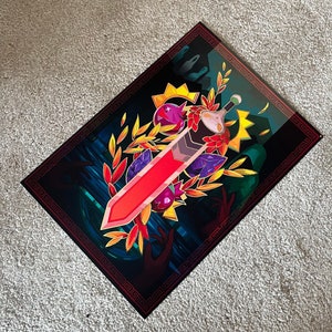 Blade of Tartarus | A4 Gold Foil Print