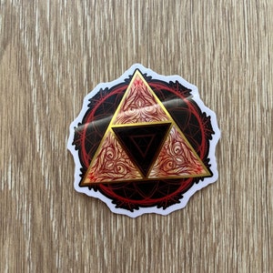 Mandalaforce | Gold Foil Sticker | 6cm x 6cm