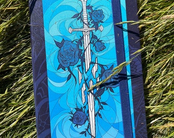 Rosen des zerbrochenen Schwertes | A5 Kunstleder Notizbuch