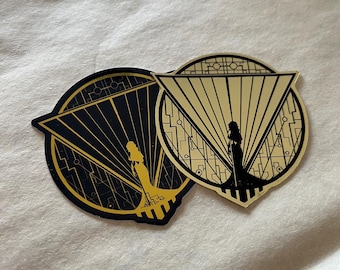 Cloudbank's Finest | Mirror Gold Sticker | 7cm x 7cm