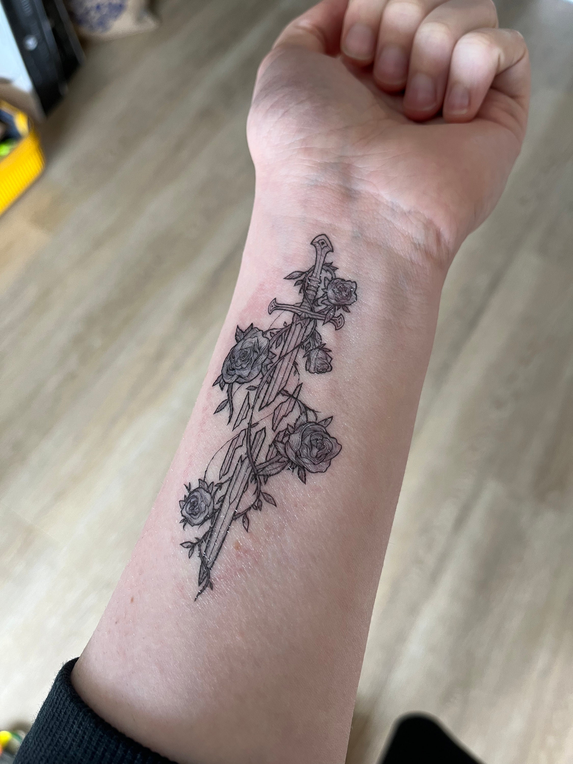 VC INK TATTOO GALLERY on Instagram Zelda breath of the wild sword   Artist  Clara vcinkgallery  Please check out our    httpssmartbiovcinkgallery   for more