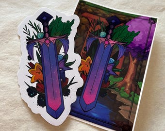 A Tale of Farms and Galaxies | Vinyl Sticker