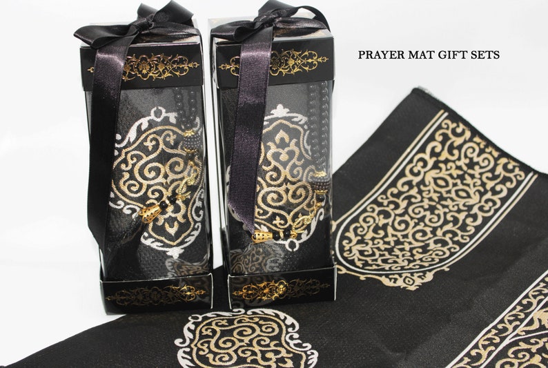 Personalised Prayer Mat Gift Set Kabah Musallah Namaaz Prayer Etsy UK