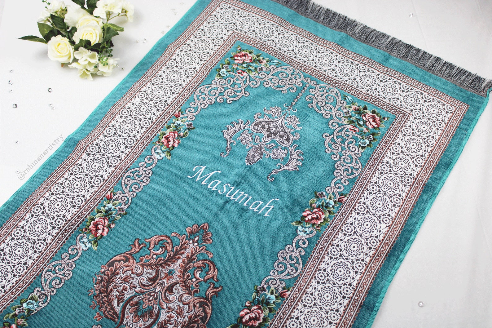 Personalised Prayer Mat Musallah Namaaz Prayer Salah/ Rug Etsy