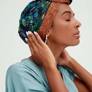 Nature Serpushi, Chemo Hat, Chemo Turban, Head Covering, Vintage Turban, Modern Headbands, image 4