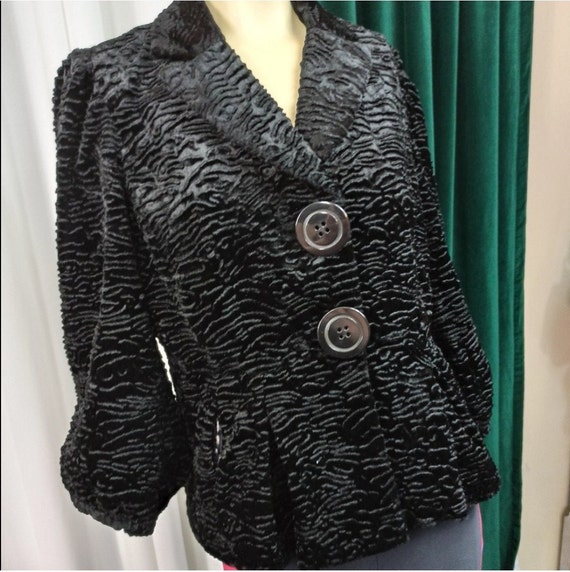 Vintage Faux Mink Blazer - image 6