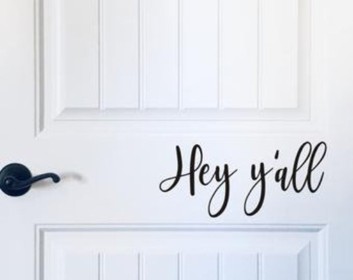 DOOR DECAL/ Custom door saying/ Door Quote / Farmhouse décor / Etsy