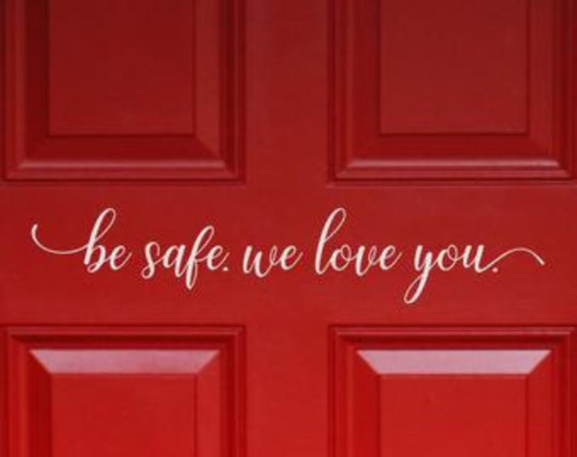 DOOR DECAL/ Custom door saying/ Door Quote / Farmhouse décor / Etsy