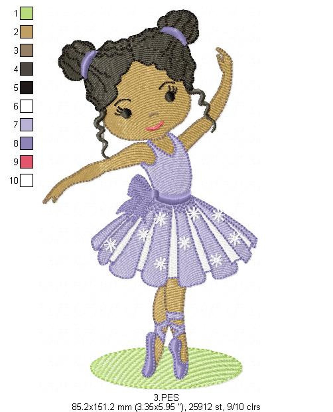Ballerina machine embroidery designs girl embroidery  etsy Ballerina machine embroidery designs girl embroidery  etsy