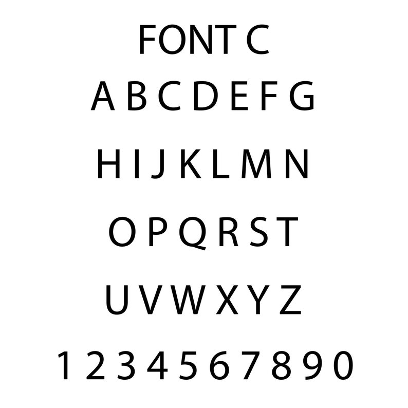 May include: Black and white image of the alphabet in uppercase letters and the numbers 1 through 9. The letters are in a simple, sans-serif font.