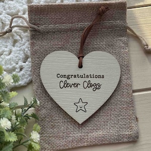 Congratulations Clever Clogs, Well Done Gift, Congratulations Gift, You Did It, Proud Of You, Congratulations Keepsake, New Job, You Passed
