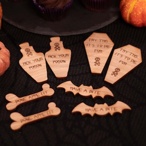 Halloween Fun Party Food Signs
